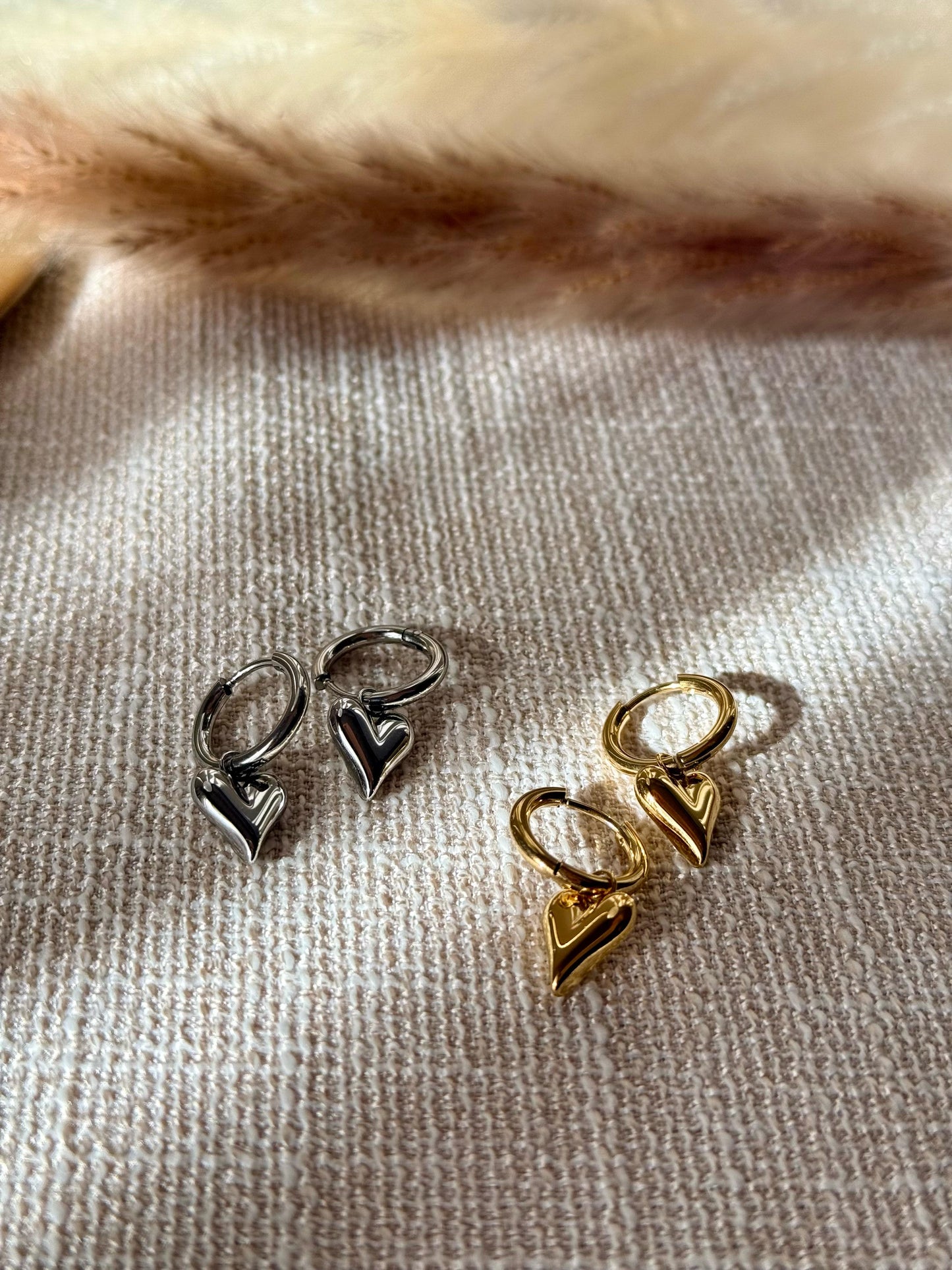 Orecchini Hoop Heart